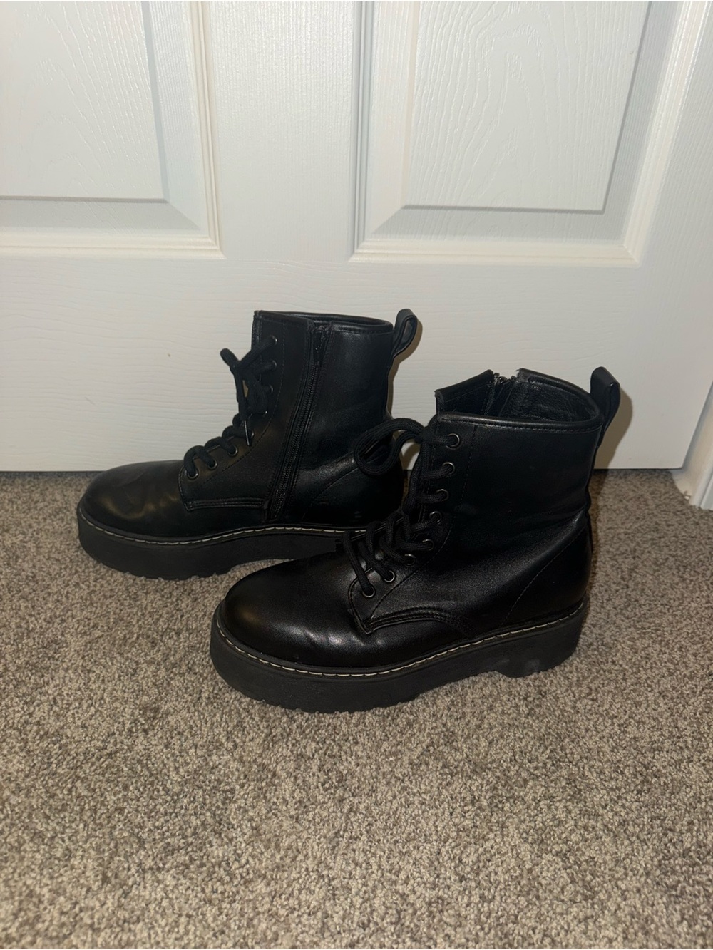 Steve Madden Platform Combat Boots